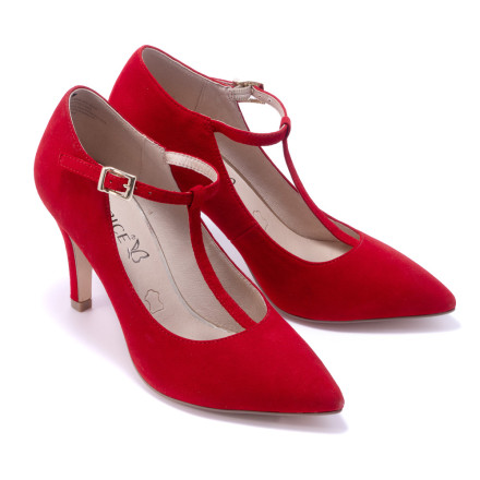 Туфлi жiночi Caprice 9/9-24400/22 524 RED SUEDE