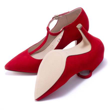 Туфлi жiночi Caprice 9/9-24400/22 524 RED SUEDE