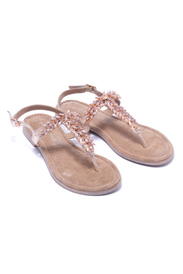 Босоніжки жіночі Marco Tozzi 2/2-28146/22 592 ROSE METALLIC